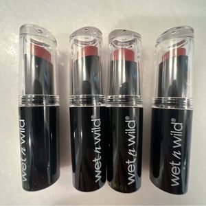 Lot 4 Wet n Wild MegaLast Lip Color #902C E902C Bare It All NEW Unsealed